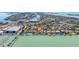 Waterfront property with boat dock near commercial services and residential neighborhood at 173 1St W St, Tierra Verde, FL 33715