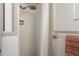 Walk-in shower with white tile and chrome fixtures at 209 17Th N Ave, St Petersburg, FL 33704