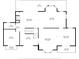 Floor plan featuring a kitchen, living room, dining room, Gathering room and an office at 289 8Th N Ave, Tierra Verde, FL 33715