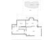 Home floor plan featuring a Gathering room, porch, two bedrooms, two baths and a garage at 289 8Th N Ave, Tierra Verde, FL 33715