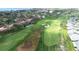 Scenic aerial view of residential neighborhood on a golf course at 3500 El Conquistador Pkwy # 242, Bradenton, FL 34210
