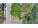 An aerial view of a vacant lot featuring a stripped home frame on a corner lot at 3601 N 18Th St, Tampa, FL 33605