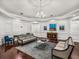 Bright and airy lobby area with stylish seating, wainscoting, and decorative lighting for comfortable gatherings at 700 S Harbour Island Blvd # 204, Tampa, FL 33602