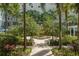 Picturesque water fountain surrounded by lush landscaping, creating a serene and inviting outdoor space at 700 S Harbour Island Blvd # 204, Tampa, FL 33602