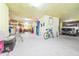 This spacious garage is perfect for storing cars, recreational equipment, and more at 733 Seminole Blvd, Tarpon Springs, FL 34689