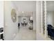 Elegant entryway with sleek tile flooring leading to the dining area at 7505 Exter Way, Tampa, FL 33615