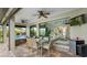 Expansive screened patio with seamless indoor-outdoor flow, perfect for entertaining at 135 Cabana Way, Rotonda West, FL 33947