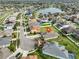 Aerial view of the home in a well-planned neighborhood at 13908 Artesa Bell Dr, Riverview, FL 33579