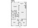 Detailed floor plan showcasing the layout of the house at 142 Lakeview Way # 142, Oldsmar, FL 34677