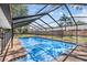 Inviting screened-in pool area with ample space for recreation and relaxation at 15802 Knollview Dr, Tampa, FL 33624