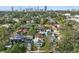 Aerial view of the neighborhood showing the location with a pin at 210 15Th N Ave, St Petersburg, FL 33704