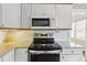 Modern kitchen with stainless steel range and microwave at 210 15Th N Ave, St Petersburg, FL 33704
