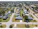 Extensive aerial view showcasing the area's houses and green spaces at 269 Algiers Dr, Venice, FL 34293