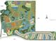 Aerial view showcases the community layout, with homesites, water features, and green spaces at 29845 Imperati Blvd, Wesley Chapel, FL 33543