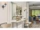 Inviting hallway with stylish decor and furniture at 29863 Imperati Blvd, Wesley Chapel, FL 33543