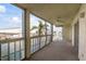 This spacious screened in balcony offers stunning waterfront views and plenty of natural light at 4904 38Th S Way # 316, St Petersburg, FL 33711