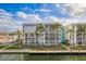 Attractive condo building with waterfront access, docks, and boat parking at 4904 38Th S Way # 316, St Petersburg, FL 33711