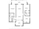 Detailed floor plan showcasing the layout of the condo, including the bedroom, living room and kitchen at 4904 38Th S Way # 316, St Petersburg, FL 33711