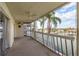 Enclosed patio with water views at 4904 38Th S Way # 316, St Petersburg, FL 33711
