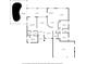 Detailed floor plan showcasing the layout of the home, including the primary bedroom, living spaces, and screened patio at 5140 Eclipse Ct, Spring Hill, FL 34607