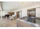 A luxurious hot tub in an outdoor entertaining area at 709 Flamingo Dr, Apollo Beach, FL 33572