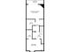 Third floor layout showcasing balcony, primary bedroom, baths, hall, and bedroom dimensions at 19651 Gulf Blvd # A6, Indian Shores, FL 33785