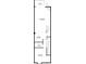 Detailed floor plan showcases the layout of the bedroom, bath, kitchen, living room, and deck at 19651 Gulf Blvd # A6, Indian Shores, FL 33785