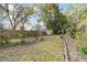Spacious backyard with privacy fence and lush greenery at 22002 Darley Pl, Land O Lakes, FL 34639