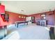 Game room featuring a bar, pool table, pinball machine, and natural lighting at 2354 Messenger Cir, Safety Harbor, FL 34695