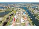Waterfront community with homes nestled along canals and the open bay at 736 Flamingo Dr, Apollo Beach, FL 33572