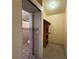 Open walk-in closet with carpeted floor and a view to the shower room at 130 80Th Ne Ave, St Petersburg, FL 33702