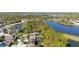 Residential area with waterfront views and lush greenery provides a serene setting for homeowners at 1307 Garden Stone Ln, Brandon, FL 33510
