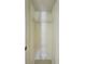 This is an empty closet featuring a wire shelf for storage at 19029 Us Highway 19 N # 1-22, Clearwater, FL 33764