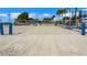 Volleyball net on a beach with patriotic decorations at 3026 51St S St, Gulfport, FL 33707