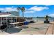 A view of the Gulfport Casino with beach access at 3026 51St S St, Gulfport, FL 33707