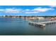 Scenic view of a pier extending into the water, perfect for leisurely strolls and enjoying the waterfront at 3026 51St S St, Gulfport, FL 33707