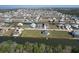 Picturesque aerial perspective of waterfront properties showcasing the tranquil canal and lush surroundings at 4010 Jewfish Dr, Hernando Beach, FL 34607