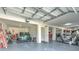 Spacious three-car garage with plenty of storage space and room for vehicles and equipment at 4010 Jewfish Dr, Hernando Beach, FL 34607