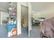 Spacious garage offers ample storage space and room for parking a car at 4010 Jewfish Dr, Hernando Beach, FL 34607