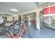 Garage with ample space for bikes, boats, and water toys, perfect for outdoor enthusiasts at 4010 Jewfish Dr, Hernando Beach, FL 34607