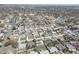 Expansive aerial view of a residential neighborhood with tree coverage and mixed roofing styles at 4375 37Th N Ave, St Petersburg, FL 33713