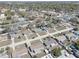 Neighborhood aerial view showcasing single-Gathering homes, tree-lined streets, and nearby community buildings at 4375 37Th N Ave, St Petersburg, FL 33713