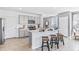 Bright kitchen with stainless steel appliances, a center island, and tile floors at 10605 Dusty Boot Rd, Land O Lakes, FL 34638