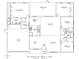 Detailed floor plan showcasing the layout of this 1,888 sq ft home with a screened lanai at 1218 Lornewood Dr, Valrico, FL 33596
