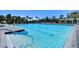 Expansive community swimming pool with multiple lanes and clear blue water on a sunny day at 1291 Colt Creek Pl, Wesley Chapel, FL 33543