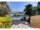 Waterfront pavilion with brick pavers and space for kayak storage at 2605 Pass A Grille Way, St Pete Beach, FL 33706