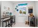 Cozy bar area featuring a wine cooler, custom decor, and bright natural light at 292 42Nd Ave, St Pete Beach, FL 33706