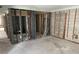 Living Room showing exposed framing, presenting an opportunity for a customized, open-concept layout at 337 Rex Pl # B, Madeira Beach, FL 33708