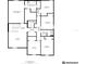 Detailed second floor floorplan showcasing the room dimensions and layout at 6241 Spider Lily Way, New Port Richey, FL 34653