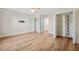 Spacious bedroom with wood floors, ceiling fan and closets at 1100 Pinellas Bayway S # H2, Tierra Verde, FL 33715